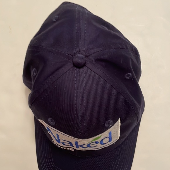 Port & Company Naked juice navy cap. Front embroidered logo, back strap - Picture 9 of 16